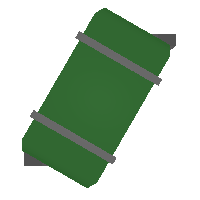 Green Dufflebag item from Unturned