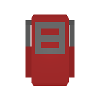 Red Travelpack item from Unturned