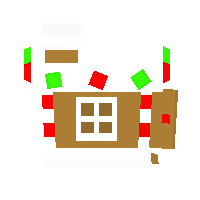 Christmas Gingerbread House Hat item from Unturned