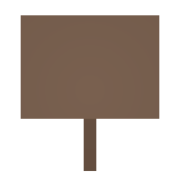Maple Sign item from Unturned