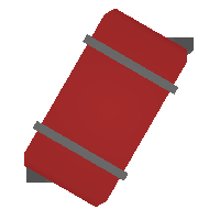 Red Dufflebag item from Unturned